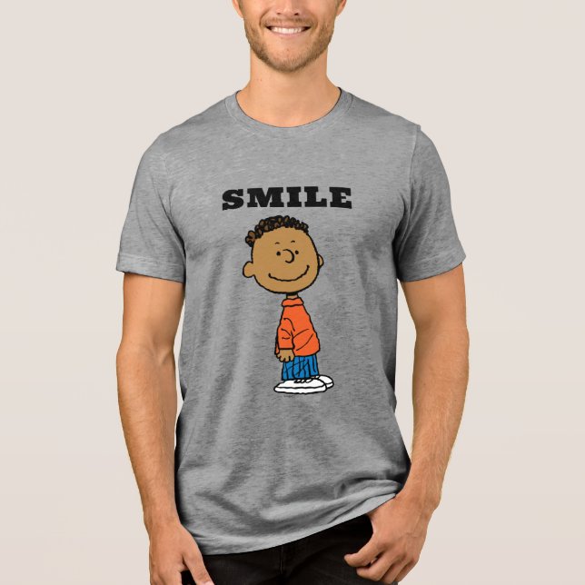 Jordnötter | Franklin Smile T Shirt (Framsida)