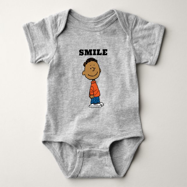 Jordnötter | Franklin Smile T Shirt (Framsida)