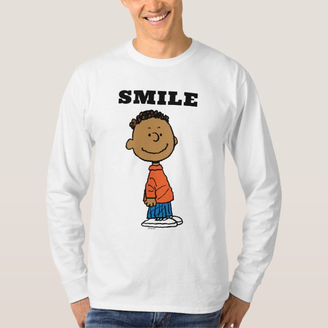 Jordnötter | Franklin Smile T Shirt (Framsida)