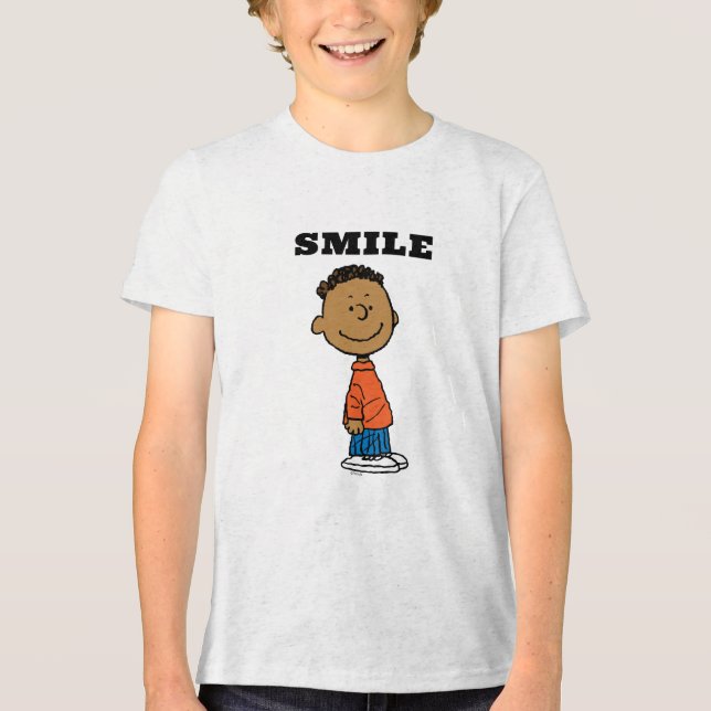 Jordnötter | Franklin Smile T Shirt (Framsida)