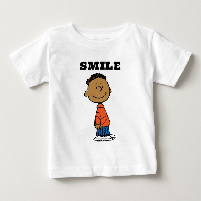 Jordnötter | Franklin Smile T Shirt (Framsida)