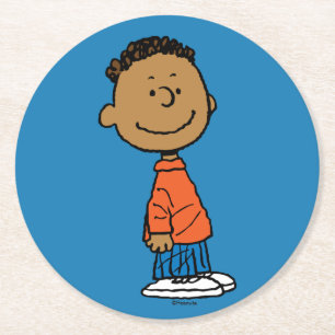 Jordnötter   Franklin Smile Underlägg Papper Rund