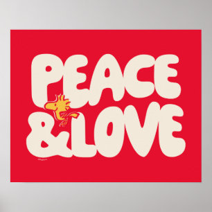 Jordnötter   Fred och Kärlek Woodstock Poster