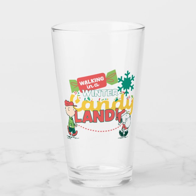 Jordnötter | Gå in i ett vinterkandisland! Glaskopp (Framsida)