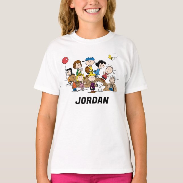 Jordnötter | Gang | Lägg till ditt namn T Shirt (Framsida)