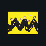 Jordnötter | Gang på Zig Zag Canvastryck<br><div class="desc">Kolla in den här roligten med jordnötsdesignen som innehåller jordnötsgang.</div>