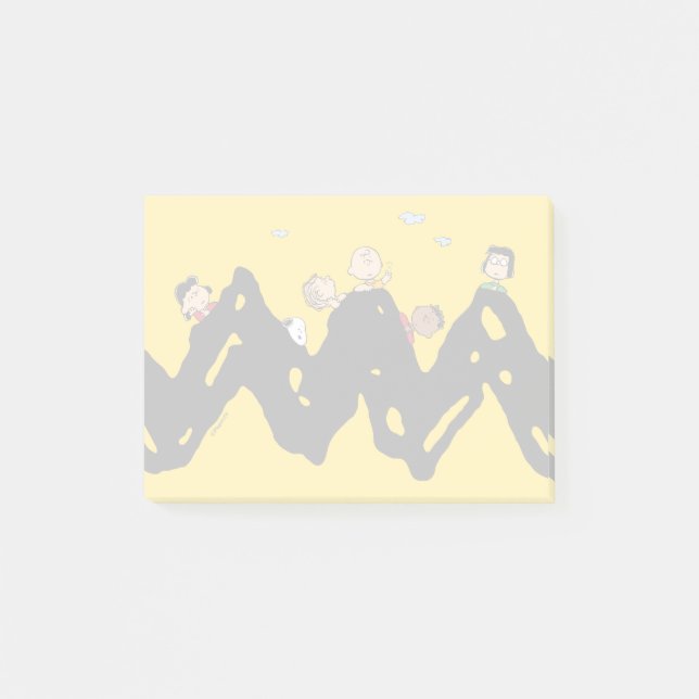 Jordnötter | Gang på Zig Zag Post-it Block (Framsida)