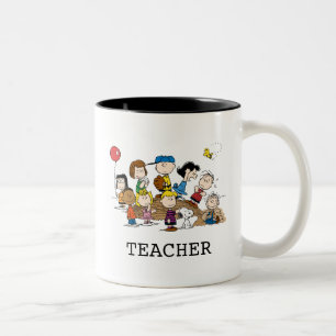 Jordnötter Gang Teacher Två-Tonad Mugg