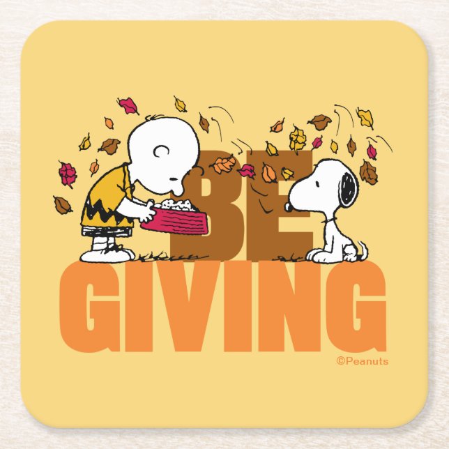 Jordnötter | GE Underlägg Papper Kvadrat (Framsidan)