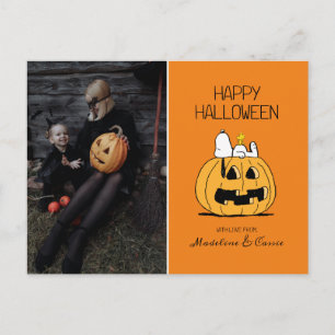 Jordnötter Glad Halloween Snoopy & Jack O' Lante Helg Vykort