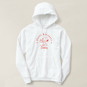 Jordnötter Glad helg från Snoopy Hoodie