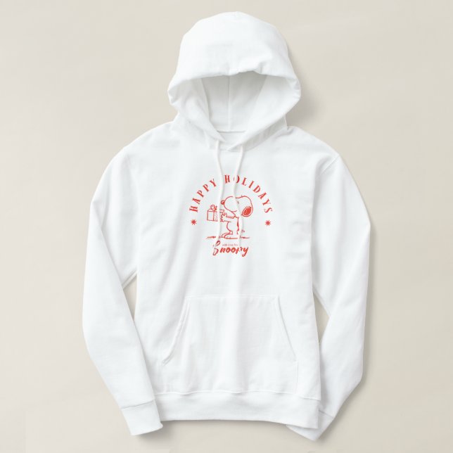 Jordnötter | Glad helg från Snoopy Hoodie (Design framsida)