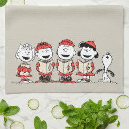 Jordnötter | God jul Helgdag Choir Kökshandduk