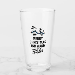 Jordnötter God jul Snoopy & Charlie Brown Glaskopp