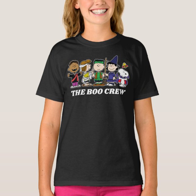 Jordnötter | Halloween Boo Crew T Shirt (Framsida)