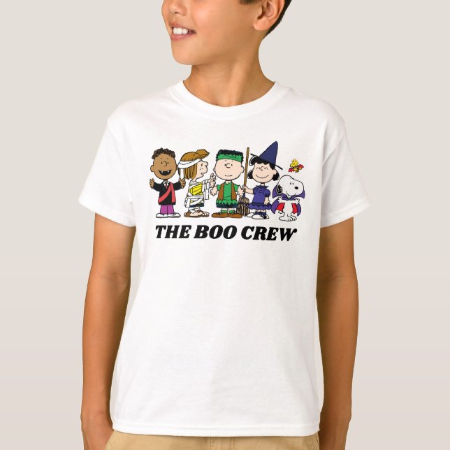Jordnötter | Halloween Boo Crew T Shirt (Framsida)