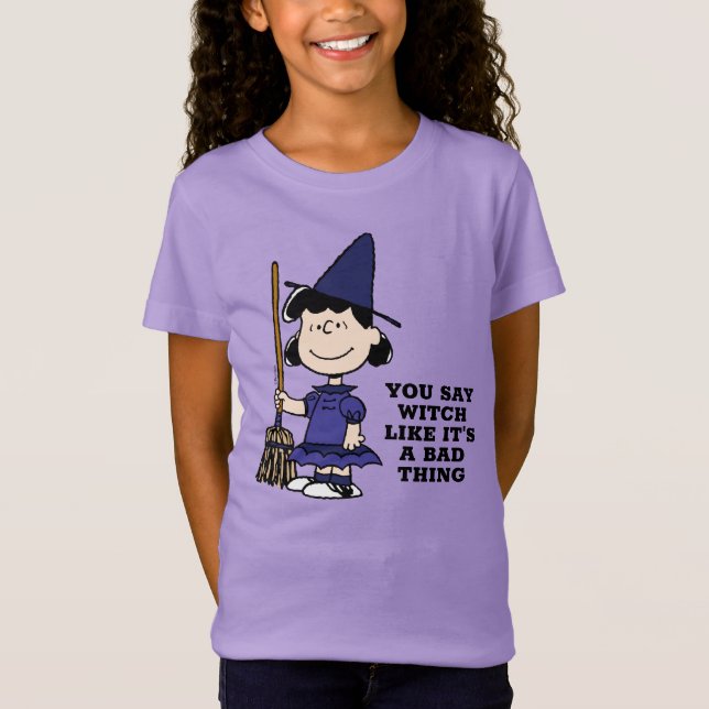 Jordnötter | Halloween Lucy Witch T Shirt (Framsida)