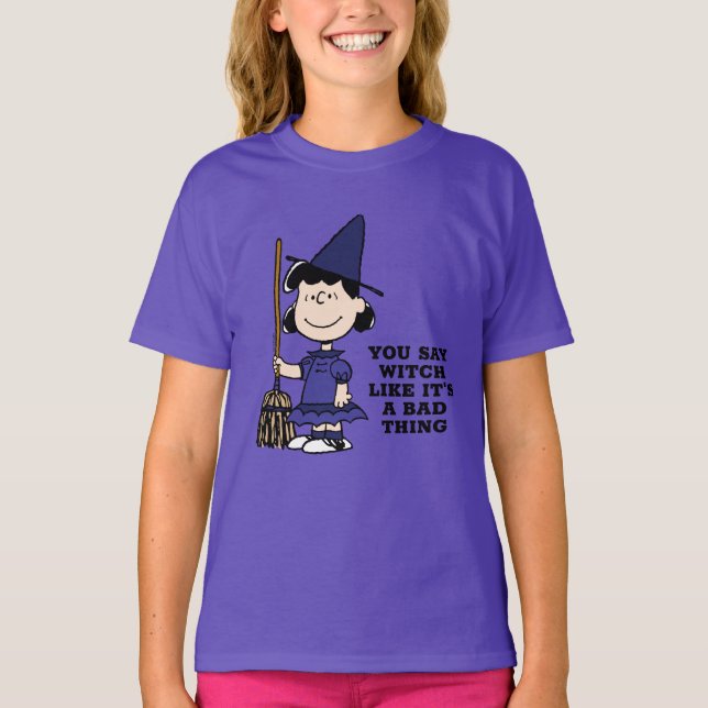 Jordnötter | Halloween Lucy Witch T Shirt (Framsida)