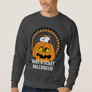 Jordnötter Happy halloween Lång Ärmad Tröja