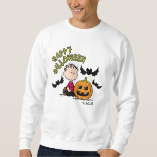 Jordnötter Happy halloween Linus Lång Ärmad Tröja