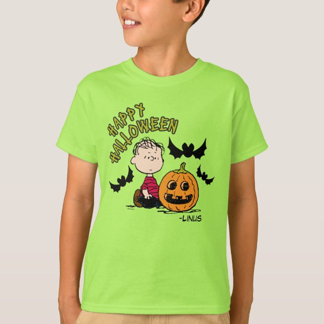 Jordnötter | Happy halloween Linus T Shirt (Framsida)