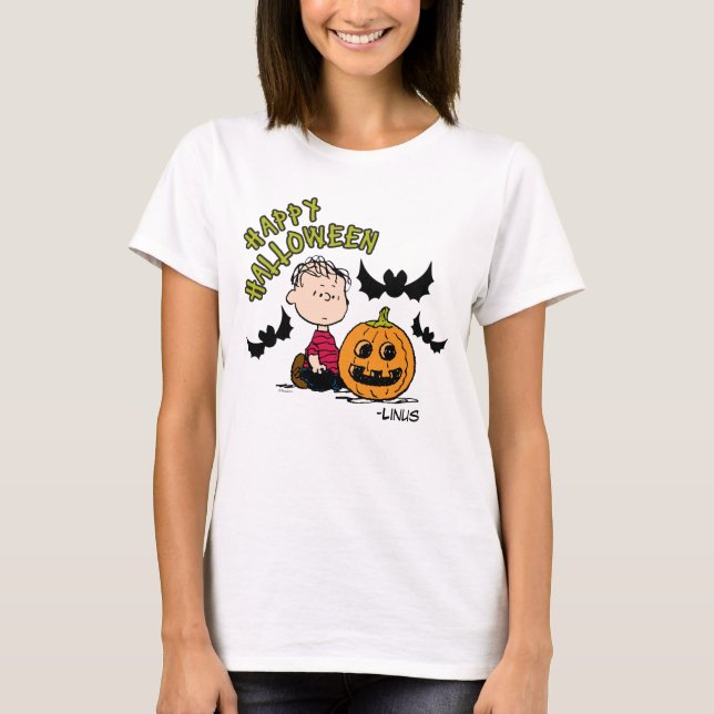 Jordnötter | Happy halloween Linus T Shirt (Framsida)
