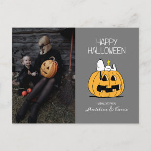Jordnötter Happy halloween Snoopy & Jack O'Lante Helg Vykort