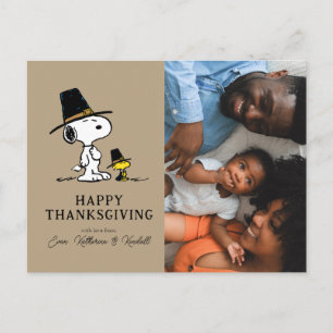 Jordnötter   Happy thanksgiving Pilgrims Helg Vykort