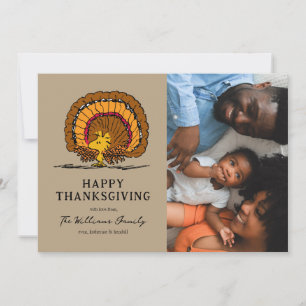 Jordnötter   Happy thanksgiving Woodstock Turkiet Julkort
