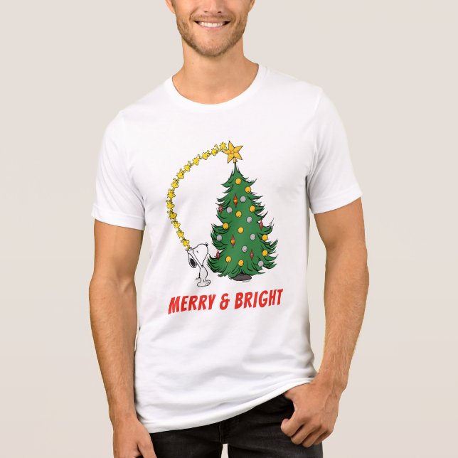Jordnötter | Helgdag Träd Trimming T Shirt (Framsida)
