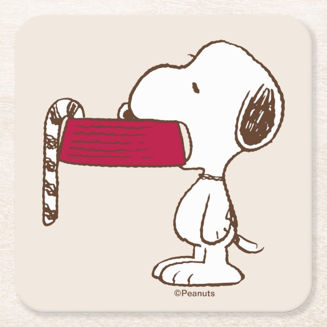 Jordnötter | HELGDAG Underlägg Papper Kvadrat (Framsidan)