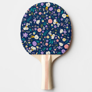 Jordnötter i Bloom Mönster Pingisracket