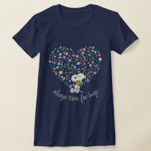 Jordnötter i Bloom   Snoopy Heart T Shirt