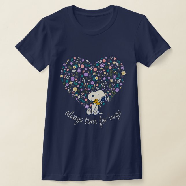 Jordnötter i Bloom | Snoopy Heart T Shirt (Laydown)