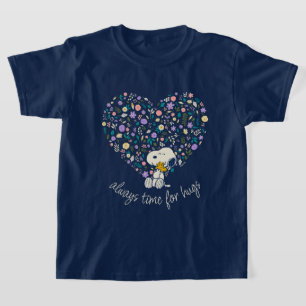 Jordnötter i Bloom   Snoopy Heart T Shirt
