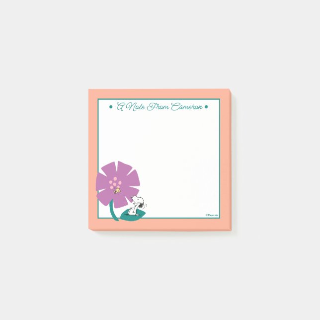 Jordnötter | Illustration | Lägg till ditt namn Post-it Block (Framsida)