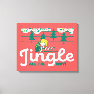 Jordnötter Jingle hela vägen Canvastryck