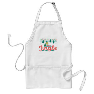 Jordnötter Jingle hela vägen Förkläde