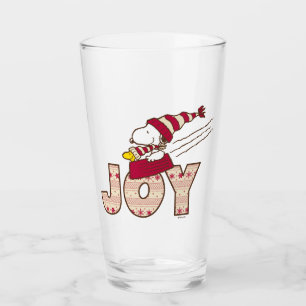 Jordnötter Joy Sled Ride & Snoopy & Woodstock Glaskopp