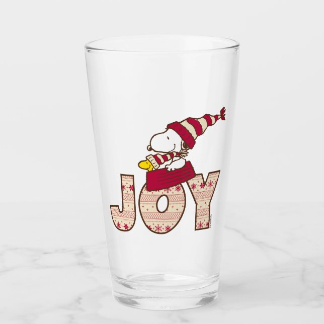Jordnötter | Joy Sled Ride & Snoopy & Woodstock Glaskopp (Framsida)
