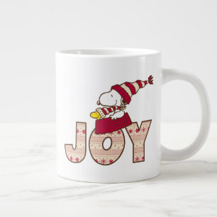Jordnötter Joy Sled Ride & Snoopy & Woodstock Jumbo Mugg