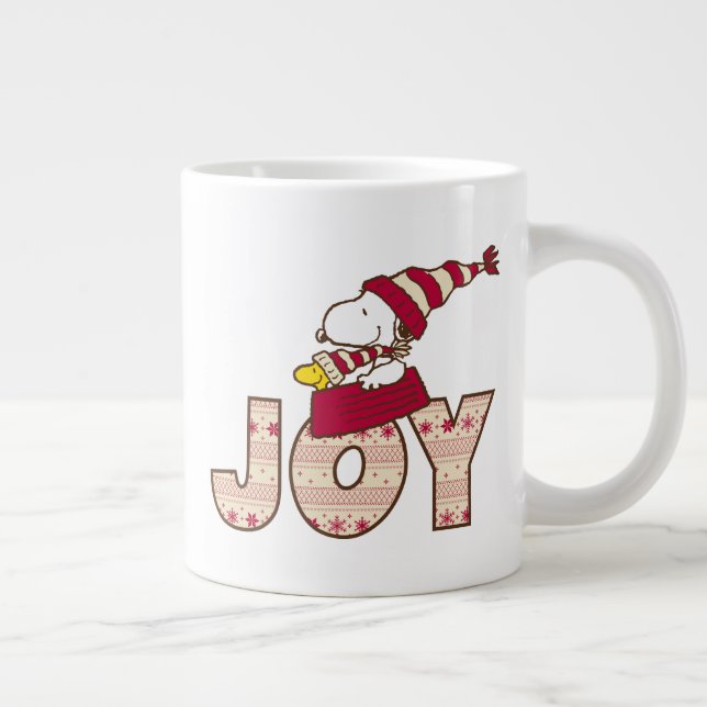 Jordnötter | Joy Sled Ride & Snoopy & Woodstock Jumbo Mugg (Höger)