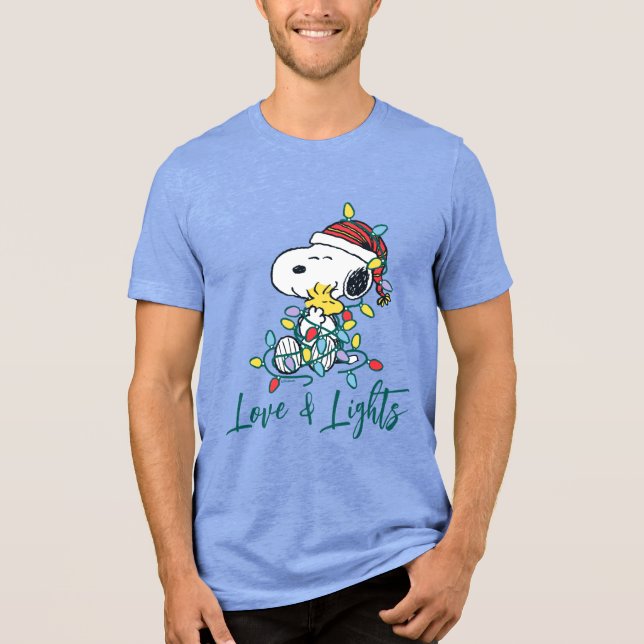 Jordnötter | Jul Kärlek och Ljus T Shirt (Framsida)