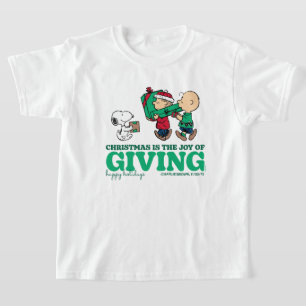 Jordnötter   Julen är Ge glädjen T Shirt