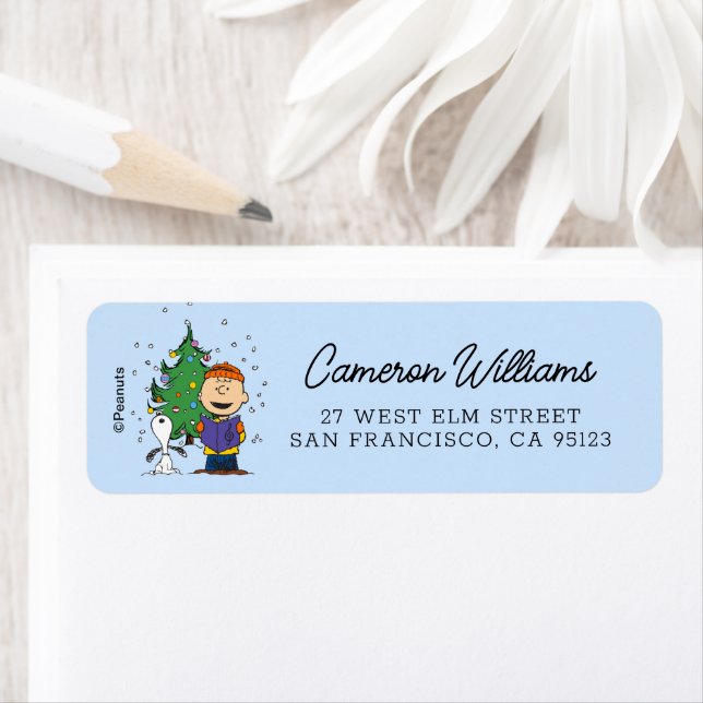 Jordnötter | Julolummet Returadress Etikett (Insitu)