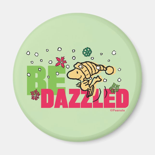 Jordnötter | Julträdsstock som är azziserad Magnet (Framsidan)