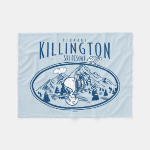 Jordnötter   Killington Ski Resort Vermont Fleecefilt