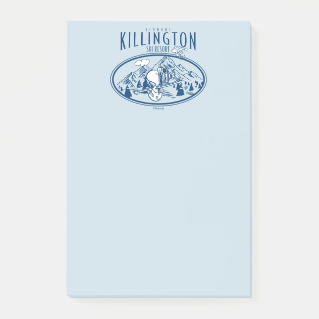 Jordnötter | Killington Ski Resort Vermont Post-it Block (Framsida)