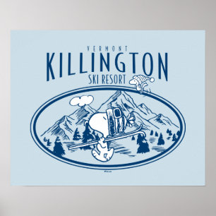 Jordnötter   Killington Ski Resort Vermont Poster