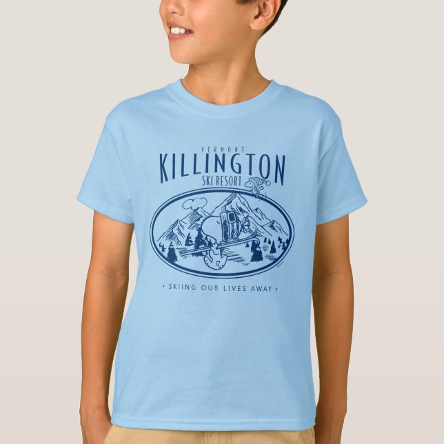 Jordnötter | Killington Ski Resort Vermont T Shirt (Framsida)